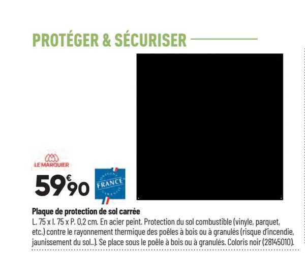 Plaque De Protection De Sol Carrée