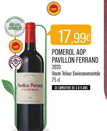 pomerol aop pavillon ferrand 2020