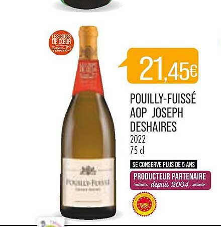 pouilly-fuissé aop joseph deshaires 2022