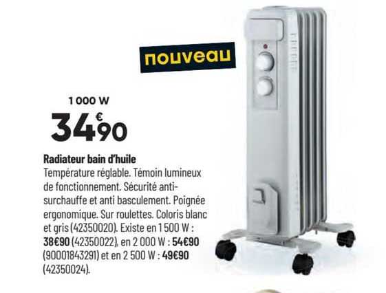 Radiateur Bain D'huile