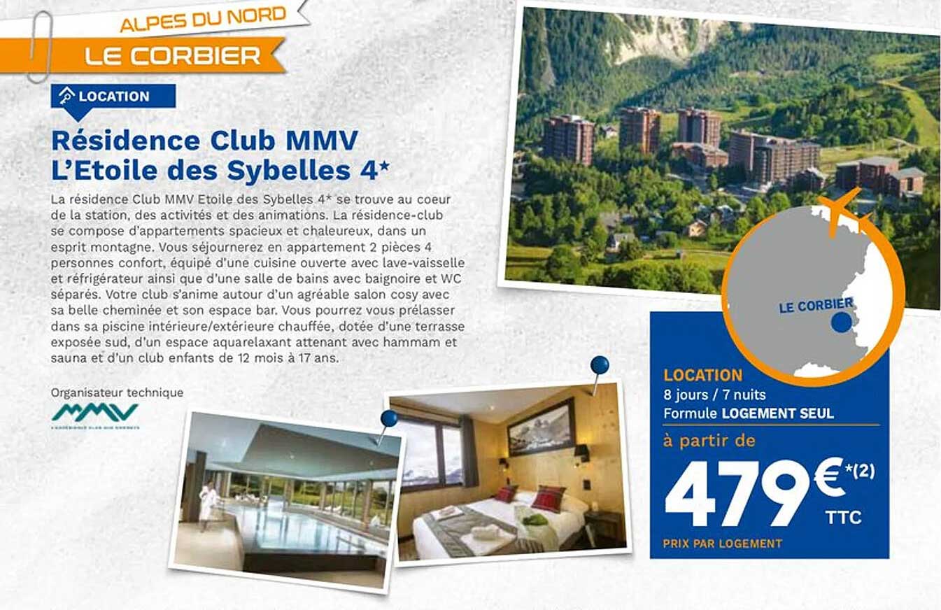 résidence club mmv l'étoile des sybelles 4*