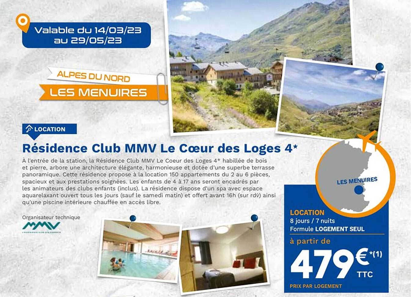 résidence club mmv le cœur des loges 4*