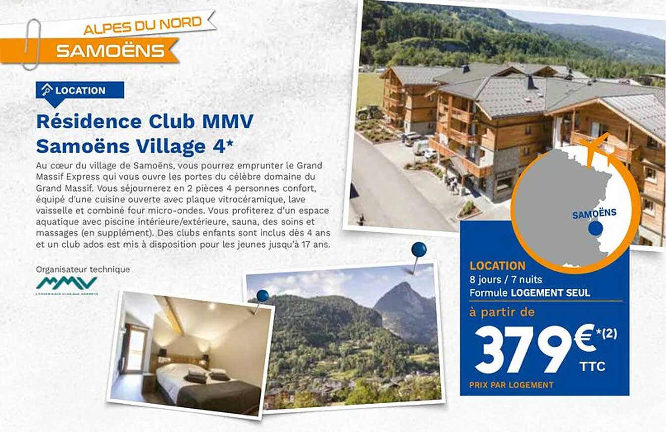 résidence club mmv samoëns village 4*