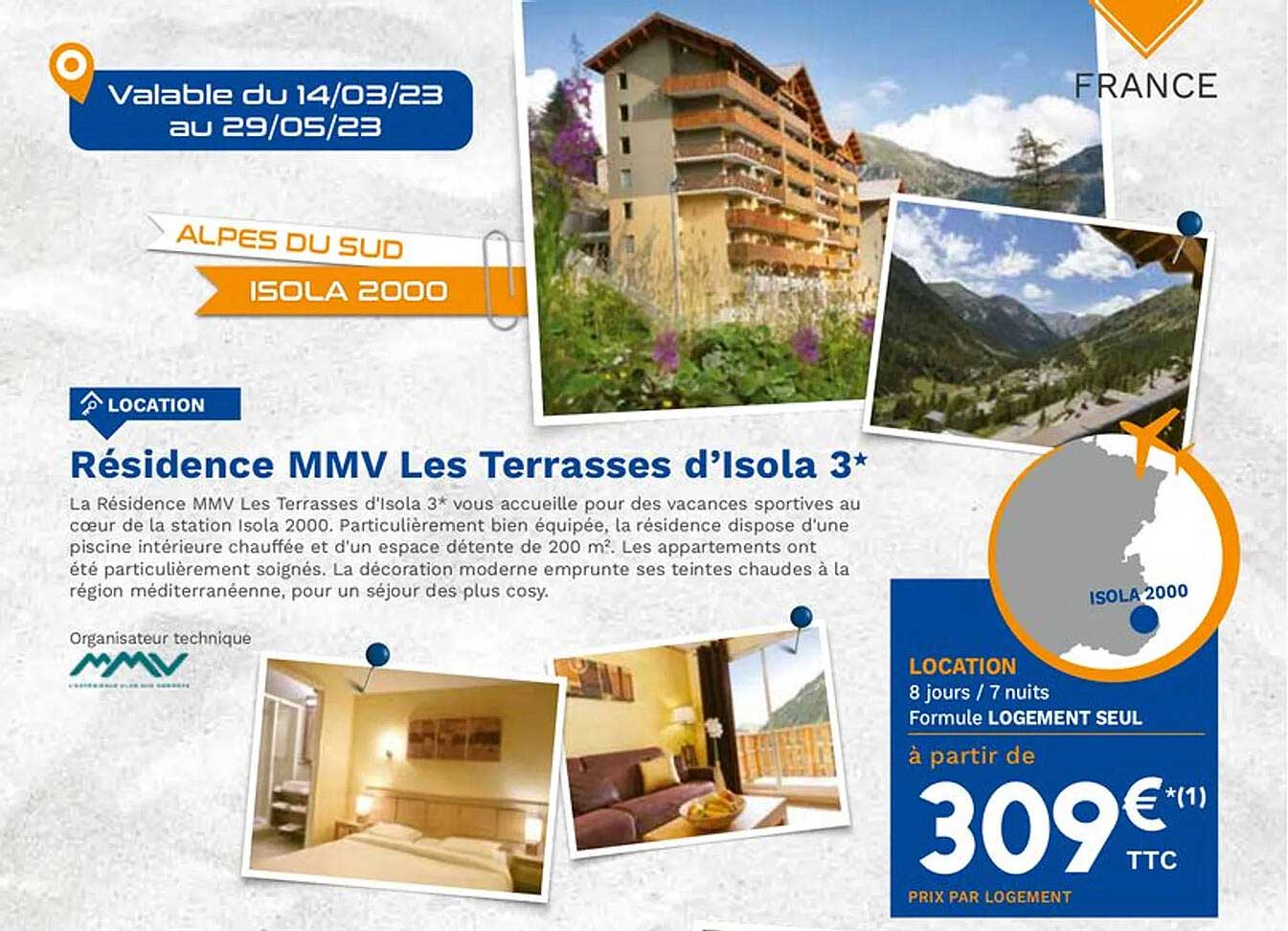 résidence mmv les terrasses d'isola 3*