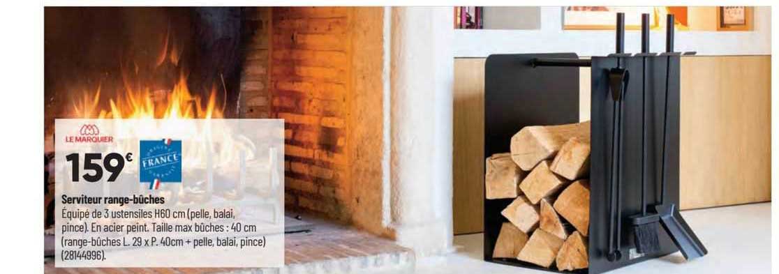 serviteur range-bûches