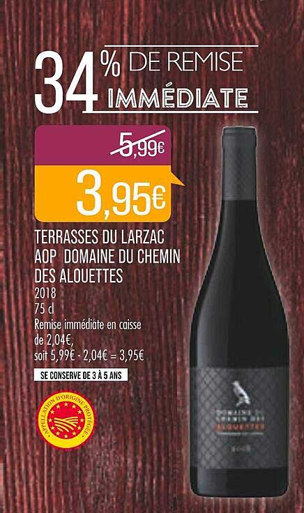 terrasses du larzac aop domaien du chemin des alouettes 2018