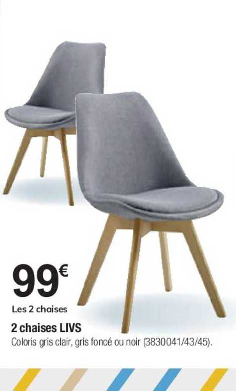 2 chaises livs