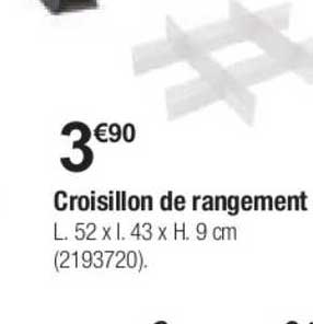 croisillon de rangement