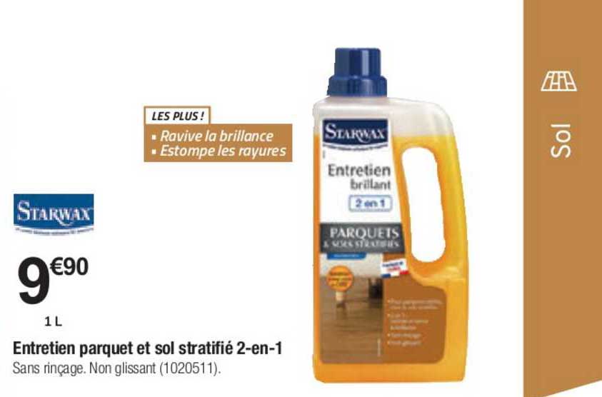 Entretien Parquet Et Sol Stratifié 2 En 1