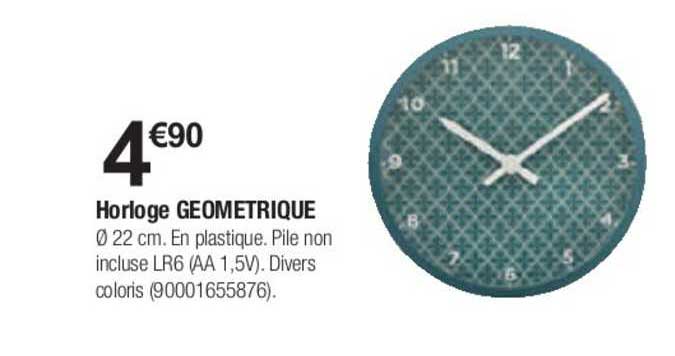 horloge géométrique