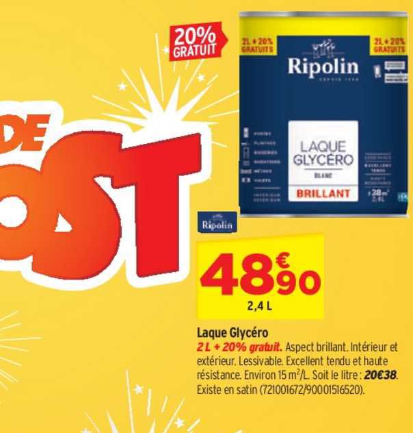 laque glycéro ripolin