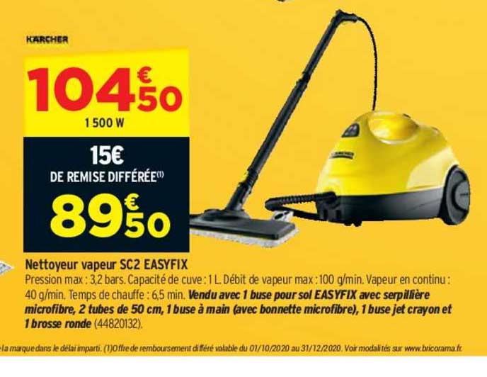 nettoyeur vapeur sc2 easyfix kärcher
