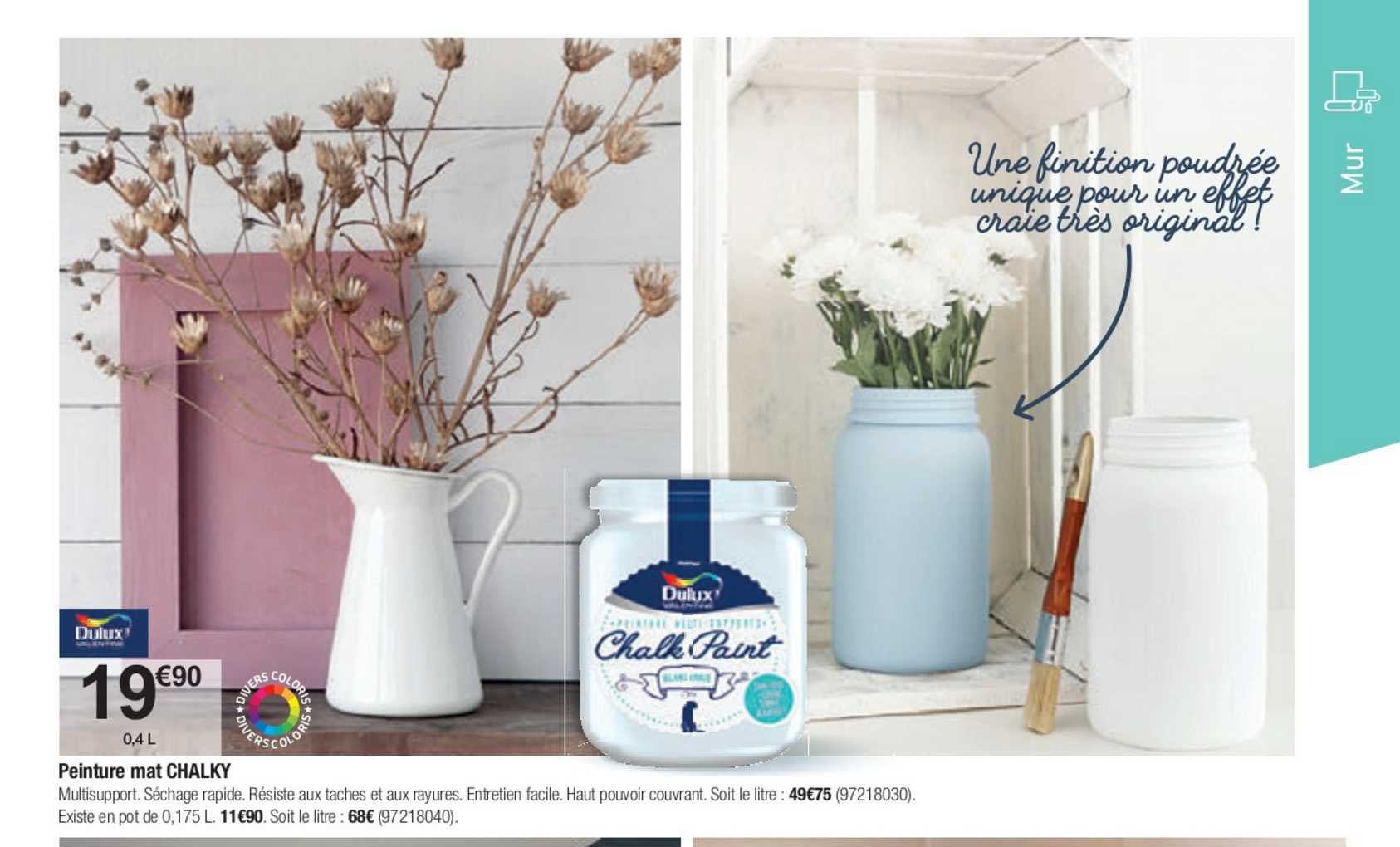 Peinture Mat Chalky Dulux