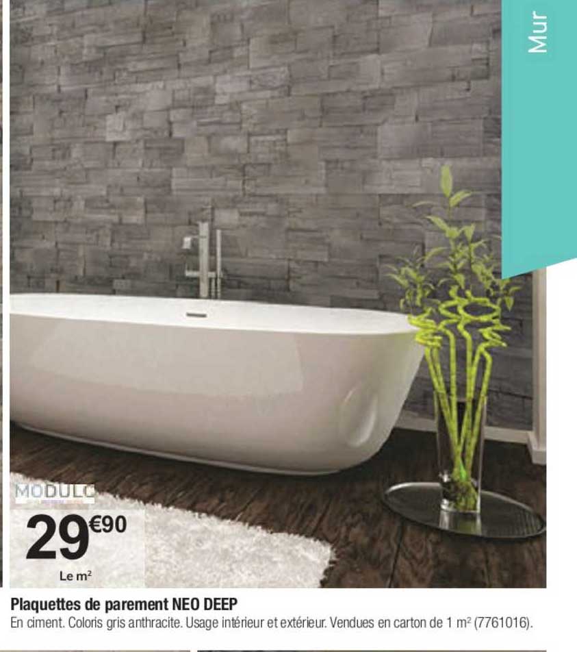 plaquettes de parement neo deep