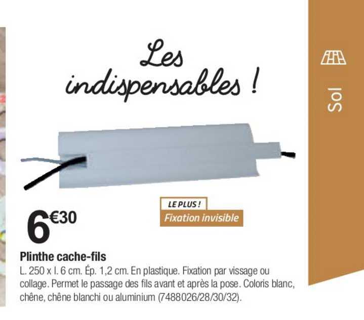 plinthe cache fils