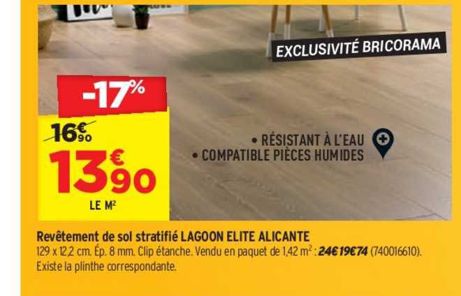Revêtement De Sol Stratifié Lagoon Elite Alicante
