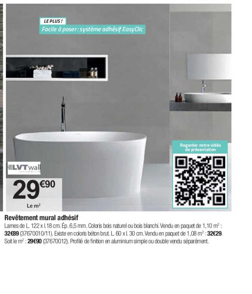 revêtement mural adhésif lvt wall