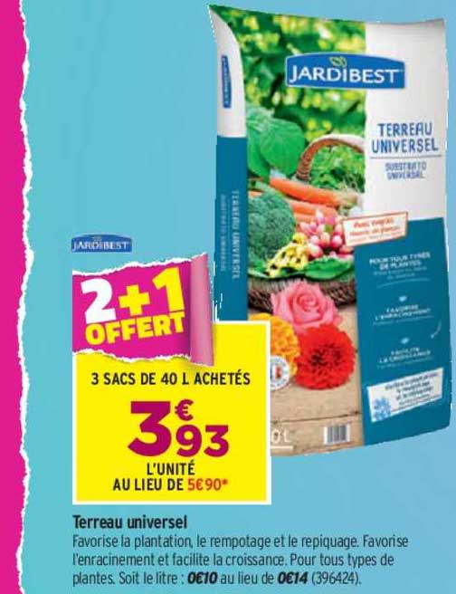 terreau universel jardibest