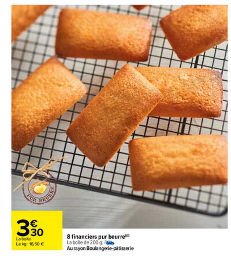 8 Financiers Pur Beurre