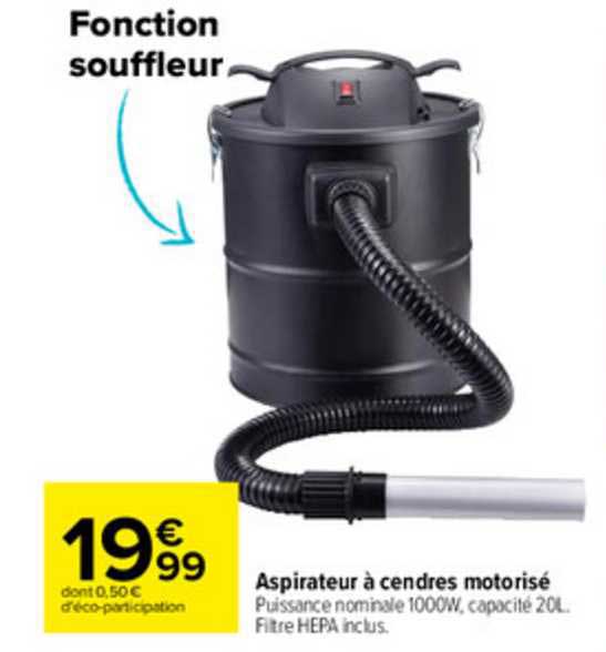 aspirateur à cendres motorisé