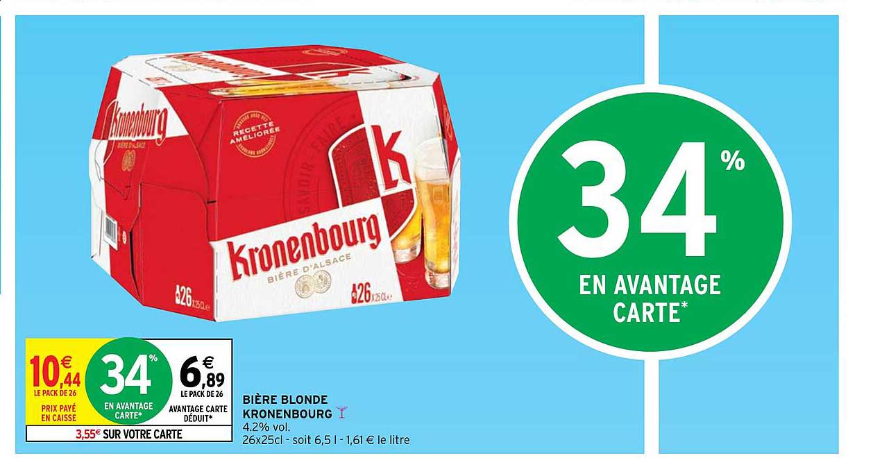Bière Blonde Kronenbourg