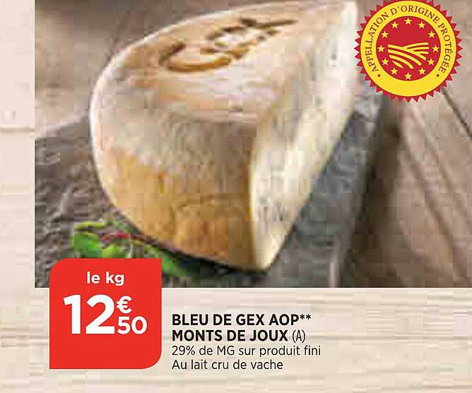 Bleu De Gex Aop Monts De Joux