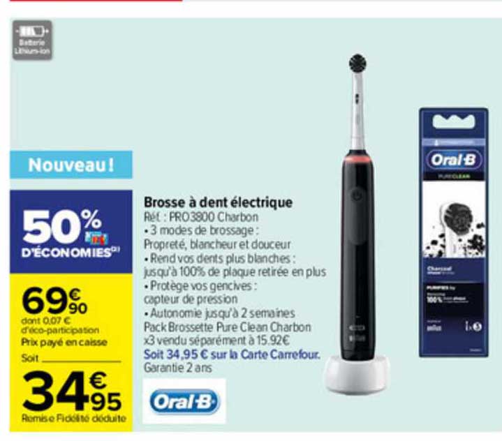 brosse à dent électrique oral-b