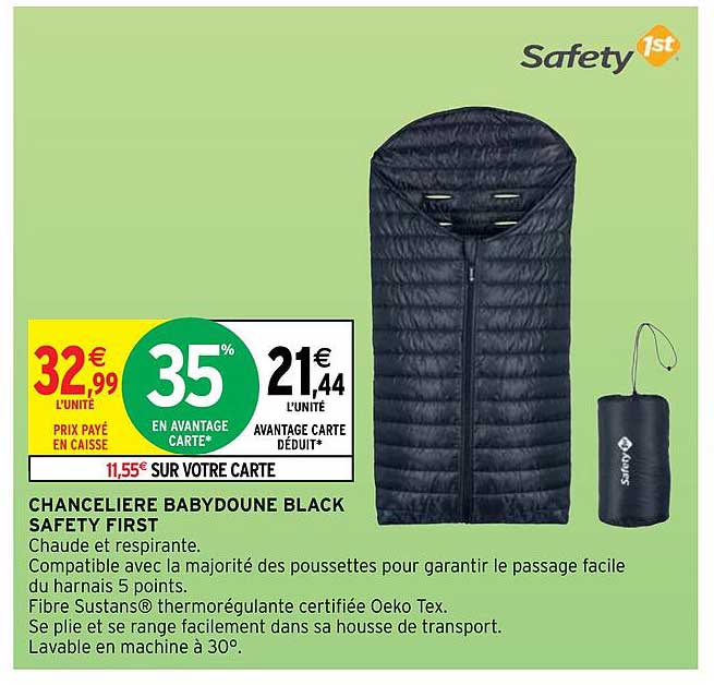 chancelière babydoune black safety first