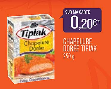 chapelure dorée tipiak