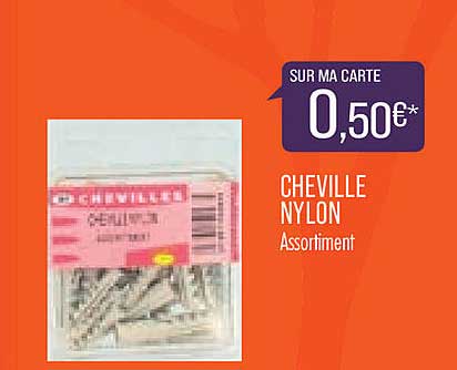 Cheville Nylon