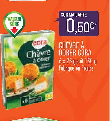 chèvre à dorer cora