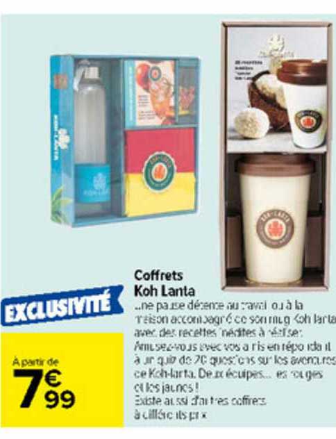 coffrets koh lanta