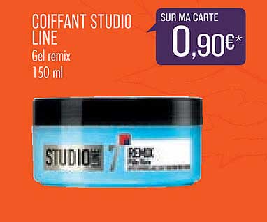 coiffant studio line gel remix
