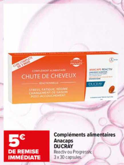compléments alimentaires anacaps ducray