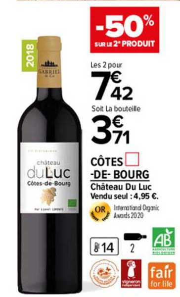 côtes-de-bourg château du luc