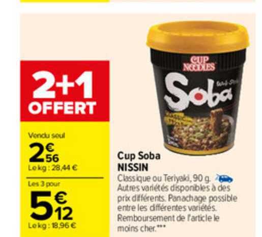 cup soba nissin