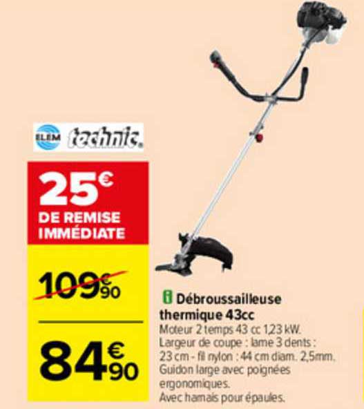 Débroussailleuse Thermique 43cc