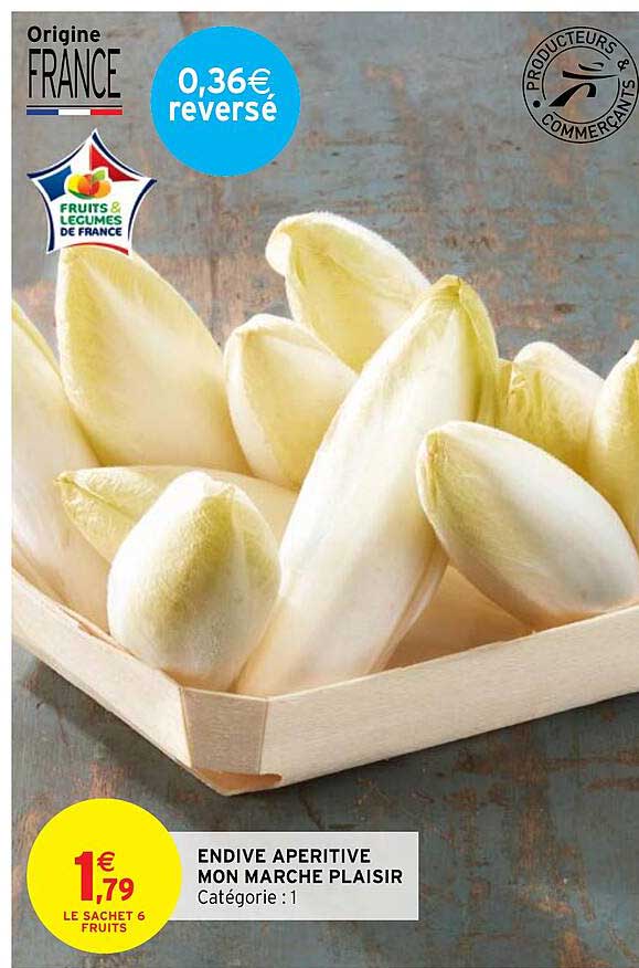 endive apéritive mon marché plaisir