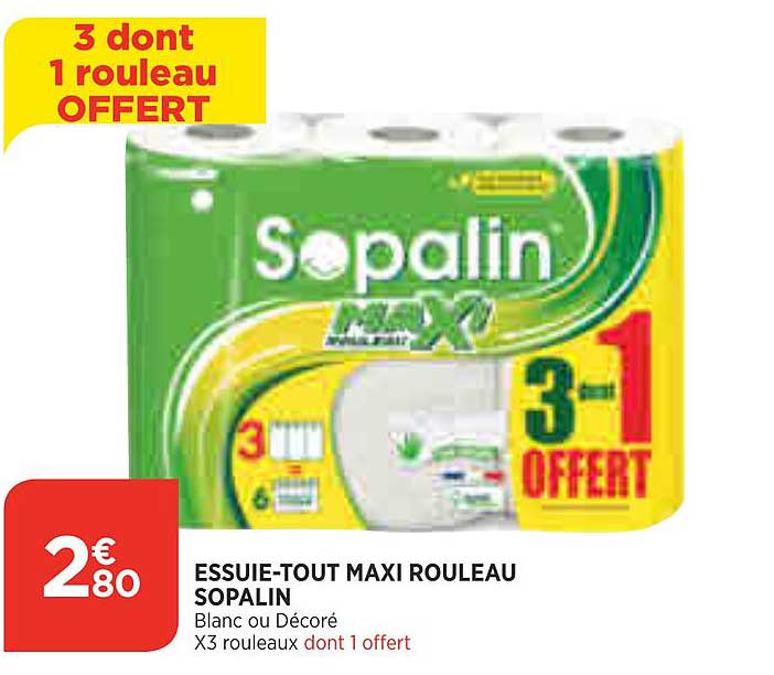 essuie-tout maxi rouleau sopalin