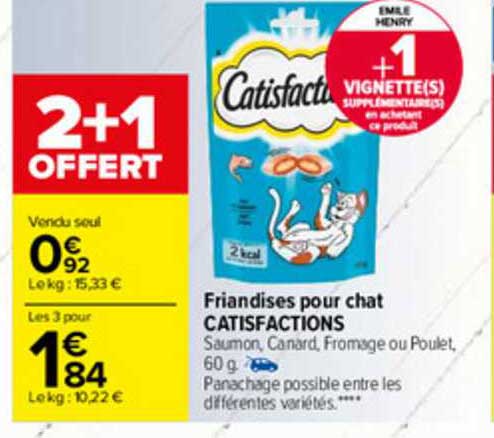 Friandises Pour Chat Catisfactions