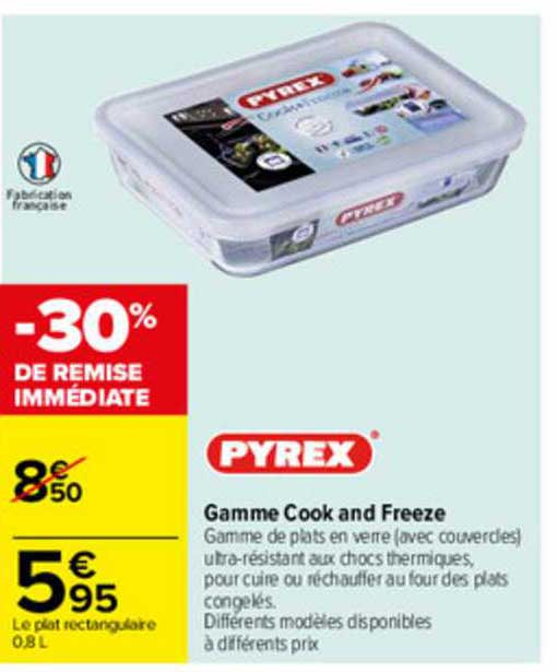 gamme cook and freeze pyrex