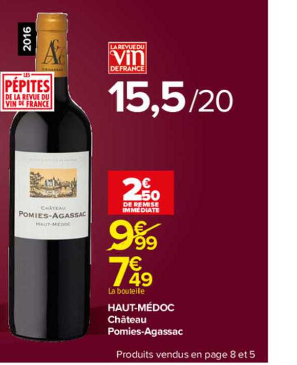 haut-médoc château pomies-agassac