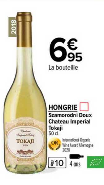 hongrie szarmorodni doux chateau imperial tokaji