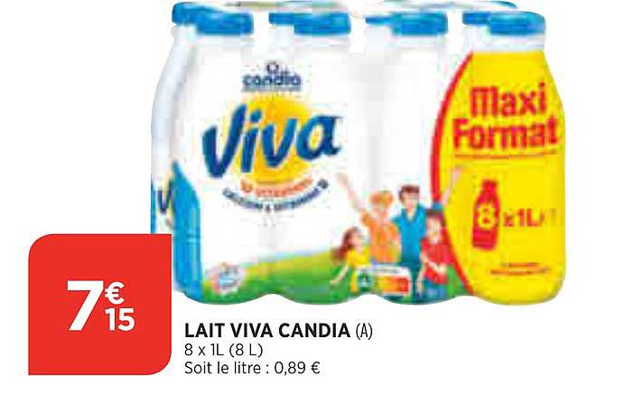 Lait Viva Candia