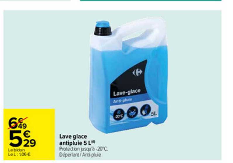 lave glace antipluie 5 l
