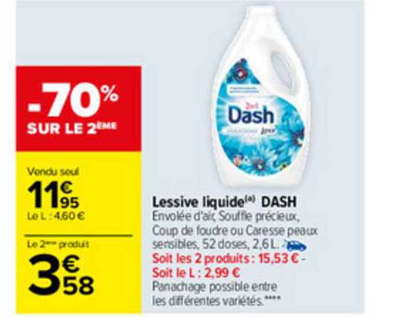 Lessive Liquide Dash