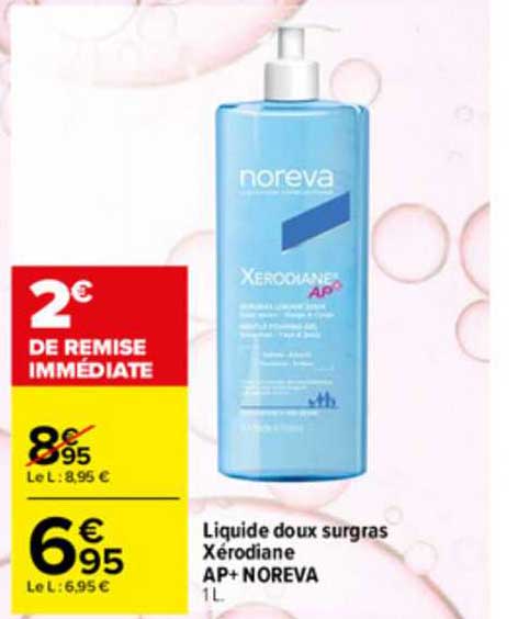 liquide doux surgras xérodiane ap+ noreva