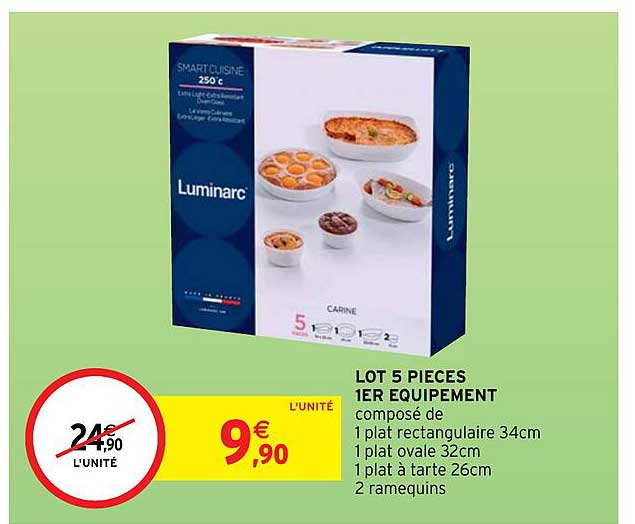 lot 5 pièces 1er équipement