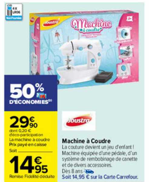 machine à coudre joustra