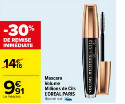 mascara volume millions de cils l'oréal paris